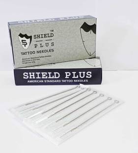 Shield plus 1203RL Disposable Round Liner Tattoo Needles (Pack of 50) Disposable Round Liner Tattoo Needles