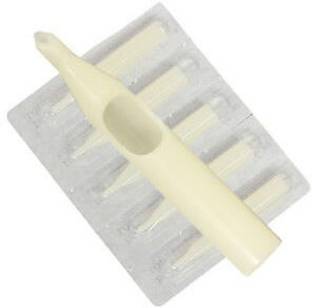 Mumbai Tattoo Disposable 9RT Tip White Box (PACK OF 50) Disposable Stack Liner Tattoo Needles
