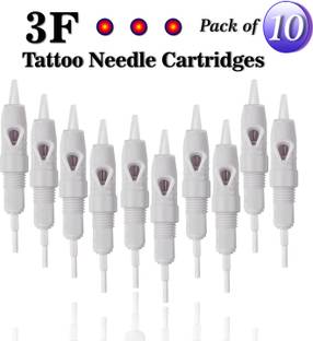 Kostech Disposable 3F Flat Tattoo Needle for Permanent Makeup and Eyebrow Disposable Flat Tattoo Needles