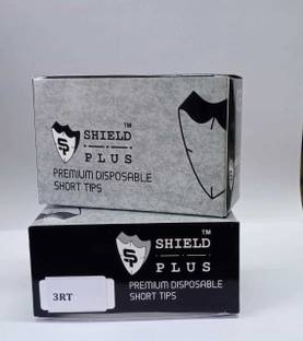 Shield plus TATTOO 3RT DISPOSABLE TIP (50 PCS) Disposable Round Shader, Round Liner Tattoo Needles