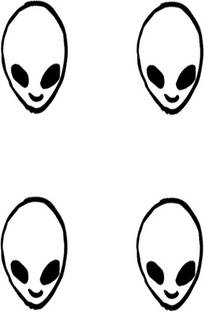 SIMPLY INKED NEW Mini Alien Tattoo