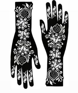 Nazry MGEDGE Mehendi Stencil | Mehendi Sticker Design | Henna Sticker | Heena Stencil
