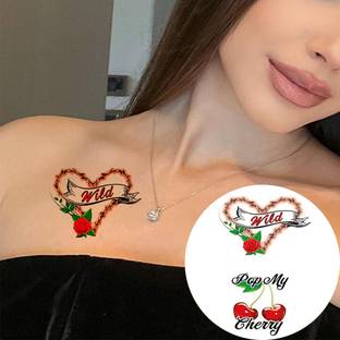 stylizeink Large Temporary Tattoo Waterproof, Realistic Look, No Adhesive, No Reflection