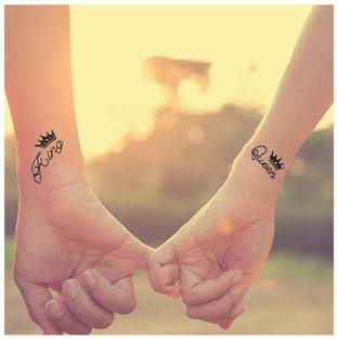 Comet Busters Couple Temporary Tattoo - Lovers (Set of 2) (BT035)