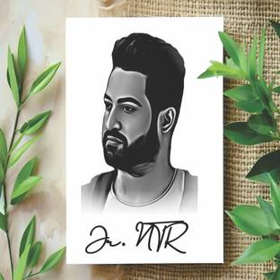 surmul Black And White South Actor Jr, Ntr Temporary Sticker Tattoos,