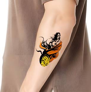 stylizeink Lord Hanuman Ji Colourful Temporary Tattoo For Waterproof Tattoo Men Woman