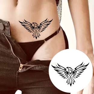 stylizeink Large Temporary Tattoo Waterproof, Realistic Look, No Adhesive, No Reflection