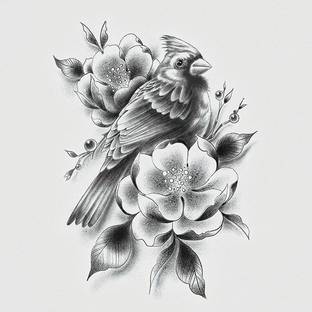 SIMPLY INKED Robin Temporary Tattoo