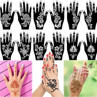 vertexxx mehendi stencils design55