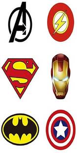 SIMPLY INKED Superheroes Tattoo Bundle
