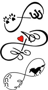 दी कैनवास आर्टस Temporary tattoo sticker men women boys girl waterproof flower star butterfly