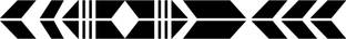 Ordershock Arrow Tribal Design Hand Band Tattoo For Male And Female Tattoo