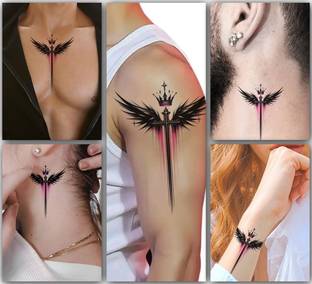 The Canvas Arts Temporary Tattoo Realistic Look Stickers Design Men Women Boys Girls Waterproof