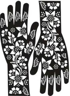 CHIC COPER Mehndi Tattoo Sticker � Waterproof & Long-Lasting Heena Design for Hands & Feet