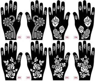 vertexxx Vertexxx mehendi stencils design227