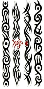 The Canvas Arts Temporary tattoo sticker men women boys girl waterproof flower star butterfly