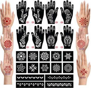 APCUTE mehndi stickers for hands karwachauth