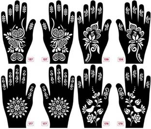 vertexxx Vertexxx mehendi stencils design 904