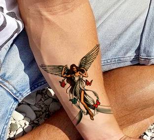 The Canvas Arts Temporary tattoo sticker men women boys girl waterproof flower star butterfly