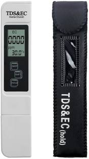 BALRAMA Digital Tds Meter with Titanium Alloy Probe Check Water Purity Tester Water Filter Quality Measuring Machine Portable Pocket Handheld Pen Type Hydroponic 0-9990 PPM Indicator + Hold Function + Temp Display to Measure Liquid, Purity, Acidity, Alkalinity of RO Water Purifier Digital TDS Meter