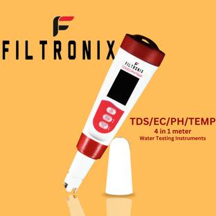 FILTRONIX Multifunctional Ph/Tds/Ec/Temp Meter 4 In 1 Water Quality Tester Digital TDS Meter