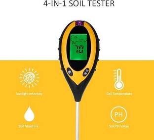 Real Instruments 4-in-1 Soil Moisture Meter Light And PH Acidity Tester, Plant Soil Tester Digital TDS Meter