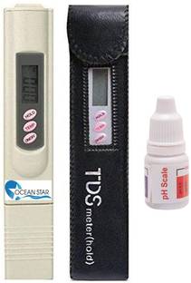 OCEAN STAR Imported Tds Meter for Water Testing with Carry Case and pH Drops Digital TDS Meter