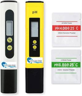 OCEAN STAR Total Dissolved Solids Tds Meter and Digital pH Meter for Water Testing Digital TDS Meter