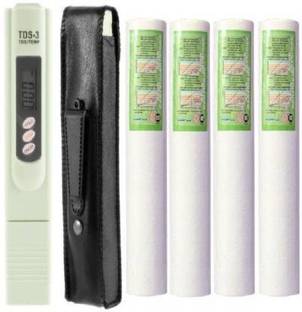 AP Enterprises Spun Candle PP Filter Kemflo PS-05 with Check Water Purity Tester Digital TDS Meter