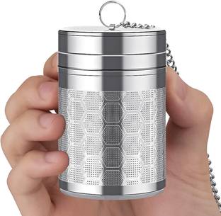 HASTHIP Large Tea Infuser 304 Stainless Steel Tea Strainer with Lid Tea Filter for Loose Tea Strainer