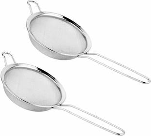 GAFFEL 2pcs Stainless Steel Tea Strainer/Chai Channi Size 10.5cm Tea Strainer