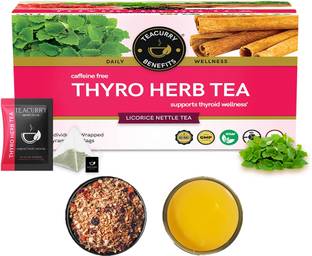 TEACURRY Thyroid Tea - Help with Thyroid Hormones (TSH, T3, T4), Manage Weight Assorted Herbal Tea Bags Pouch