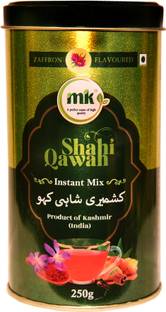 kashmir harvest hub Pure Kashmiri Shahi Kehwa | Instant Mix | Natural & Premium Saffron Tea Tin