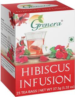 Grenera Infusion Hibiscus Herbal Tea Bags Box