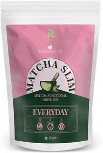Healthy Nutrition Matcha Slim Green Tea Powder for Weight Loss Unflavoured Green Tea Pouch