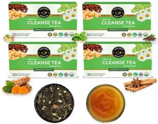 TEACURRY Anti Alcohol Tea - 120 Tea Bags | Quit Alcohol and Clean Liver - Liver Detox Cinnamon Herbal Tea Pouch