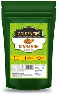 Golden Tips Blended Loose Leaf Cinnamon Green Tea Pouch