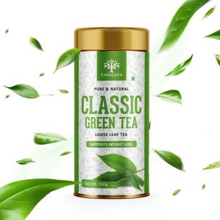 Vanalaya Classic Green Tea For Weight Loss Loose Leaf Green Tea Tin