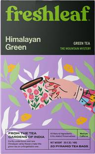 FRESHLEAF Green Tea Loaded with Anti-Oxidants Green Tea Bags Box