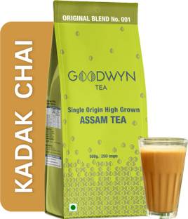 Goodwyn Pure and Premium Assam Tea | 500 Grams | Makes 250 Cups Black Tea Pouch