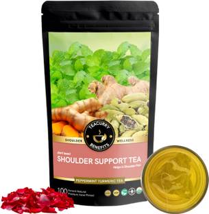 TEACURRY Shoulder Support Tea (100 Grams Loose) - Relief Frozen Shoulder & Shoulder Pain Herbal Tea Pouch