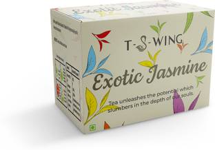T-S-WING Exotic Jasmine Tea | Green Tea Jasmine Green Tea Bags Box