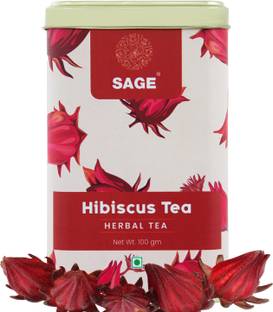 Sage Premium Hibiscus Tea Hibiscus Herbal Tea Tin