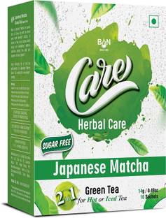 CARE Japanese Matcha Green Tea (Sugar Free) Herbs Matcha Tea Bags Box