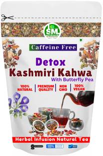 SM NUTRIHUB Detox Kashmiri Kahwa with Butterfly Pea-Improved Cinnamon Herbal Tea Pouch