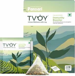 TVOY Immunity Booster Green Tea Bags Box