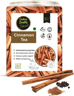Online Quality Store Organic Cinnamon Tea - 100g |Exquisite Flavor and Warmth- Rich in Antioxidants | Herbal Tea Plastic Bottle