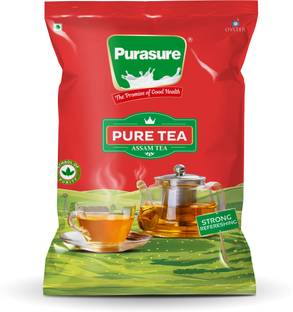 Purasure Pure Tea Assam tea (500 gm) Tea Blend Bags Pouch