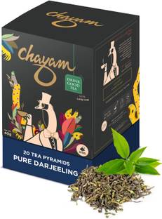CHAYAM Pure Darjeeling Black Tea - Premium 100% Whole Leaf Unflavoured Black Tea Box