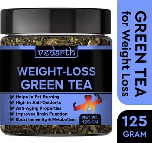 Vedarth Weight Loss Green Tea (Dried Leafs) Fat Burner- 50 Cups Green Tea Plastic Bottle